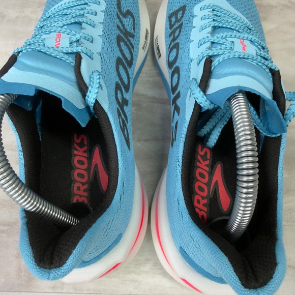 Brooks Hyperion Running Shoes Women 9.5 Blue Pink DNA FLASH 1204211B441 - Picture 7 of 9